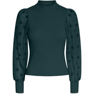 Y.A.S - YASDOTME LS KNIT PULLOVER - Trui - Ponderosa Pine - Lange Mouwen
