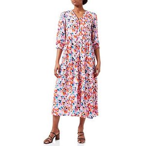 YAS damesjurk, Zacht roze/blauw/vio-print, XS