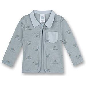 Sanetta Shirt blauw pyjama voor kinderen en pasgeborenen (verpakking van 2) jongens, Air, 44 cm