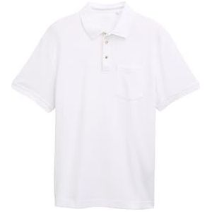 TOM TAILOR Poloshirt voor heren, 20000 - wit, XL