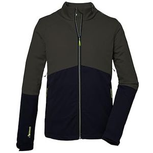 killtec Heren Softshelljas/outdoorjas met opstaande kraag KOS 267 MN SFTSHLL JCKT, green anthracite, L, 41319-000