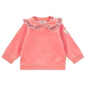 Steiff Sweatshirt EU maat 62 Peach Blossom, sweatshirt met lange mouwen voor kinderen, pullover met lange mouwen, babybovendeel, ideaal basic shirt, comfortabel en zacht, wasmachinebestendig, peach