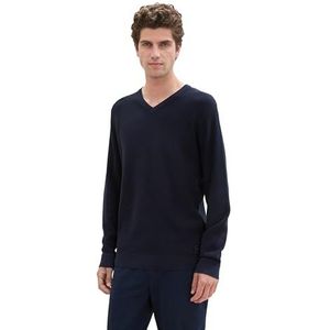 TOM TAILOR heren trui, 13160 - Knitted Navy Melange, L