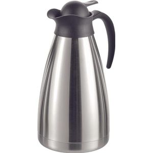 Esmeyer Thermoart Thermoskan, 1 liter, roestvrij staal, zilver/zwart