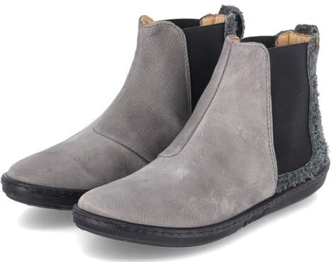 El Naturalista - 25310PF10005_ESP - Leren Enkellaarsjes - Zwart - Plat - Klassiek