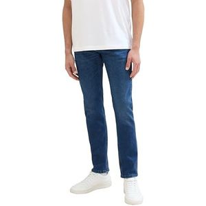 TOM TAILOR Denim Piers Slim Jeans voor heren, 10120 - Used Dark Stone Blue Denim, 28W x 32L