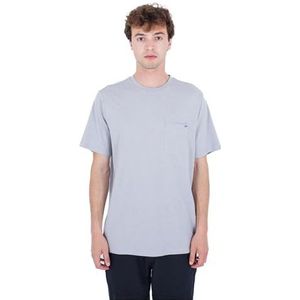 T-shirt met korte mouwen en zak Heren - H2O-Dri Slub, Lt Stone Grey, XL
