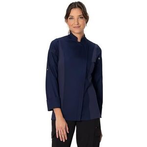 Chef Works Hartford Cool Vent Chef-jas voor dames, Donkerblauw, L