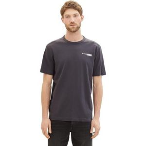 TOM TAILOR T-shirt voor heren, 10899 - Tarmac Grey, M