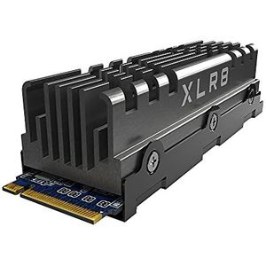 PNY XLR8 CS3040 M.2 NVMe Gen4 x4 interne Solid State Drive (SSD) met Heatsink 2 TB, leessnelheid tot 5600 MB/s, schrijfsnelheid tot 4300 MB/s