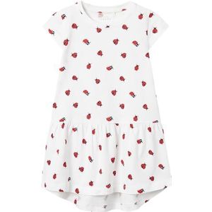 Nmfvigga Capsl Dress F1 Noos, wit, 104 cm