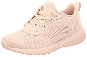 Skechers - Bobs Squad Tough Talk - Sneakers - Roze - Textiel - Extra Comfort