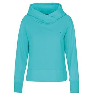 TRIGEMA Dunne capuchontrui, munt, XS