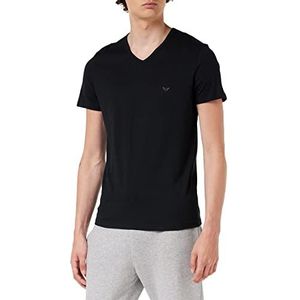 Emporio Armani Underwear Error:#REF 2-pack T-shirt puur katoen pyjama-bovenstuk, wit, S (2 stuks), wit, S