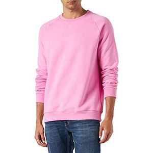 Trigema Sweatshirt voor heren met opgeruwde binnenkant, candy, XL