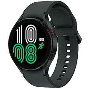 Samsung Galaxy Watch 4 44 mm Smartwatch, gezondheidsbewaking, fitnesstracker, lange batterijduur, Bluetooth, groen, 2021 [Italiaanse versie]