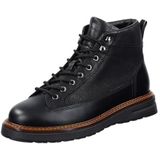 GANT - Veterlaarzen - Zwart - Leer - Profielzolen