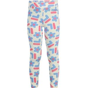 Fila Leggings voor kinderwagen, wit met bloemenmotief, 98 cm-104 cm, voor meisjes, Antiek wit F Flower Aop, 98 cm-104 cm