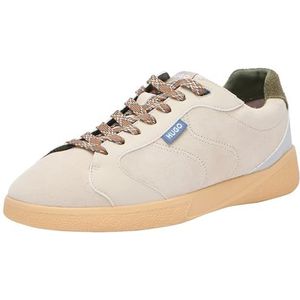 HUGO Heren Riven_Tenn_sdnu Tennis, lichtbeige, 10 UK, Licht Beige, 44 EU