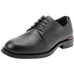 Tommy Hilfiger Heren Core RWB Hilfiger LTH schoen Fm0fm04867 Derby, Zwart, 40 EU