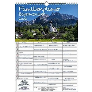 Seelenzauber Familieplanner - Beieren Magie DIN A3 Kalender Voor 2022 Bavaria