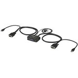 StarTech.com 2-poorts USB VGA-kabel KVM-switch met USB-voeding en afstandsbediening