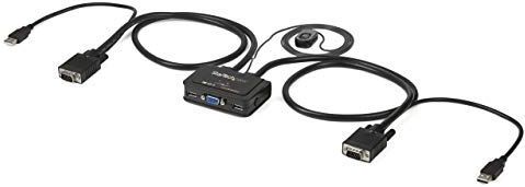 StarTech.com 2-poorts USB VGA-kabel KVM-switch met USB-voeding en afstandsbediening