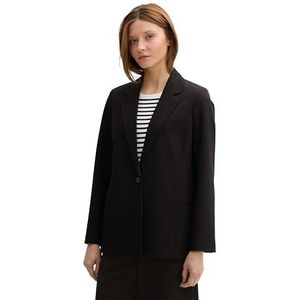 TOM TAILOR Denim Damesblazer, 14482 - Deep Black, XL