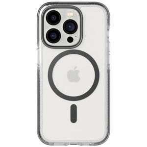 tech21 iPhone 14 Pro Evo Crystal compatibel met MagSafe – schokabsorberende en krasbestendige transparante telefoonhoes met 15ft FlexShock Multi-Drop bescherming