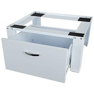 Wasmachine - Verhoger - Wit - Stalen Frame - Met Lade