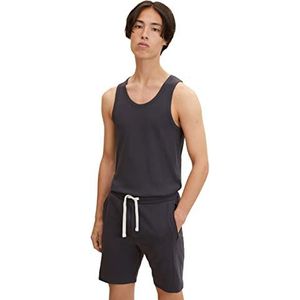 TOM TAILOR Denim Uomini Basic tanktop 1031146, 29476 - Coal Grey, XL