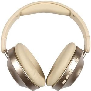 BE MIX, HT0178, Draadloze koptelefoon met actieve ruisonderdrukking, uitstekend comfort voor ontspanning en reizen, lange batterijduur, Bluetooth-connectiviteit, aanraakbediening - 18 cm, Zwart