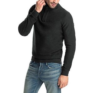 edc by ESPRIT heren pullover met opstaande kraag - slim fit