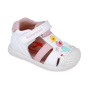 Biomecanics Sandaal voor de tuin, wit, Wit, 18 EU