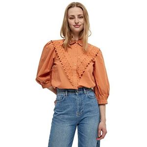 Minus Damen Caisa Shirt, 257 Sunbaked, 40