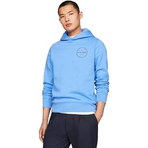 Tommy Hilfiger Heren HILFIGER ROUNDEL HOODY Blauw Spell L, Blauwe spreuk, L