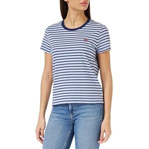 Levi's Perfect Tee T-Shirt dames, Tea Stripe Brunnera, L