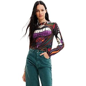 Desigual - BLAIR - T-Shirt Lange Mouw - Zwart