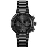 BOSS Chronograaf Quartz Horloge voor Mannen met Zwarte Roestvrij Stalen Armband - 1514001, Zwart, armband