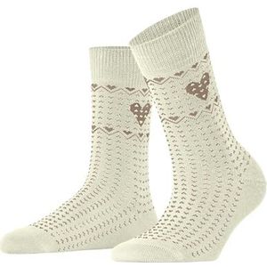 Esprit - Norwegian Heart - Sokken - Wit - Gedessineerd Katoen