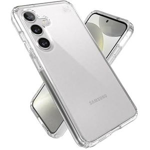 Speck Transparant Samsung Galaxy S24 hoesje - valbescherming - krasbestendig, anti-vergeling telefoonhoesje - Presidio Clear/Clear