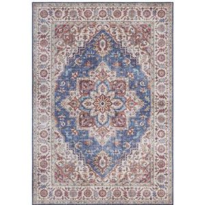Nouristan Oosterse vintage tapijt Anthea jeansblauw, 160x230 cm