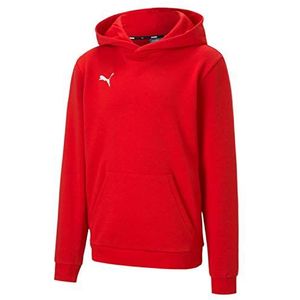 PUMA Unisex Kinder, teamGOAL 23 Casuals Hoody Jr Pullover, Red, 164