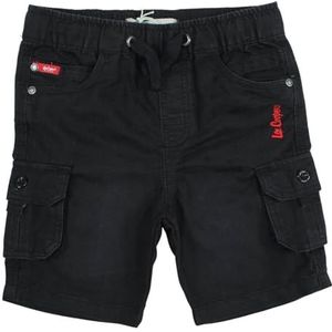 Lee Cooper Cargo-bermudashorts voor jongens, zwart, 8 Jaar