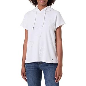 KEYLARGO Dames T-shirt met capuchon, offwhite (1001), S