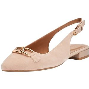 Geox Dames D Charyssa Ballet Flat, Nude, 38 EU, nude, 38 EU