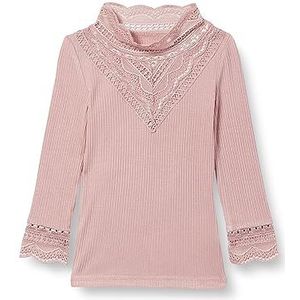 NAME IT Nkfnuri Ls XSL Top Noos shirt met lange mouwen voor babymeisjes, Woorose, 80 cm