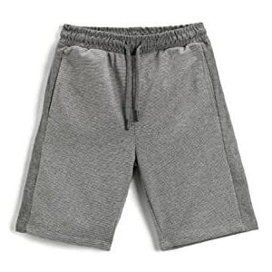 Koton Boys Basic Shorts Tie Taille, Grijs (023), 11-12 Jaar