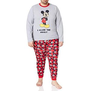 CERDÁ LIFE'S LITTLE MOMENTS Pijama Hombre De Licencia Oficial Mickey Mouse Pyjama-officiële Disney-licentie, grijs, Eén maat