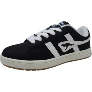 KangaROOS Unisex K-CA AD Pimp sneakers, Jet Black/White, 38 EU, Jet Black White, 38 EU